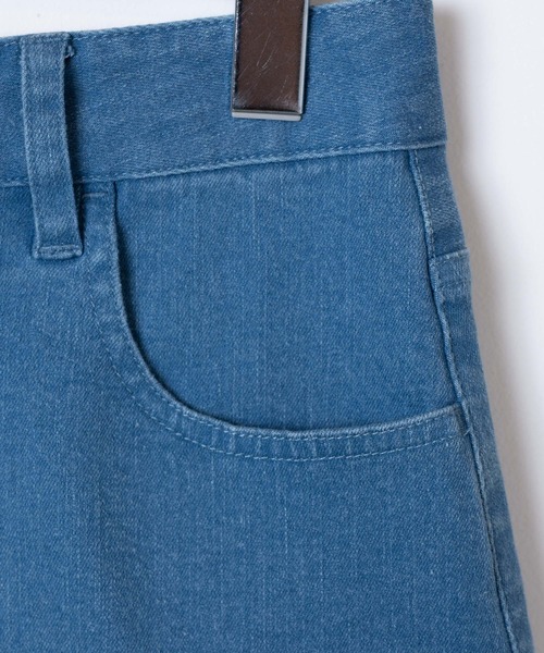 WEGO（ウィゴー）の「WEGO/プリーツ切り替えミニスカート（スカート・レディース・インディゴブルー/ブラウン・FREE）」の10枚目の写真