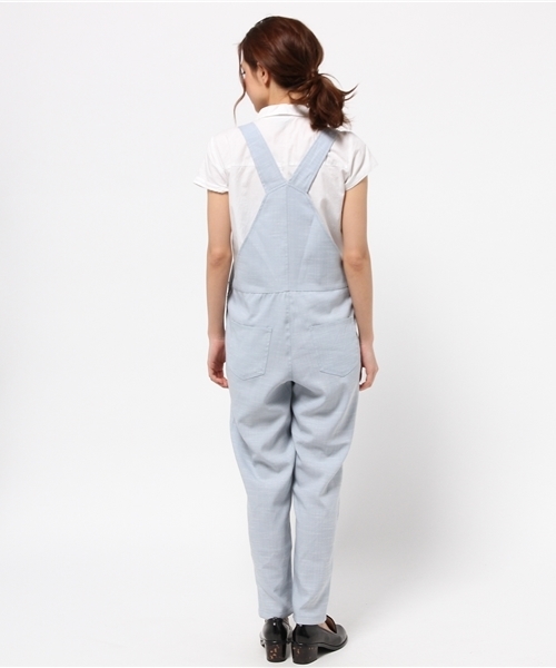 mystic（ミスティック）の「シャンブレーサロペット（サロペット/オーバーオール・レディース・グレー/サックスブルー/ブラック・ﾌﾘ-）」の13枚目の写真