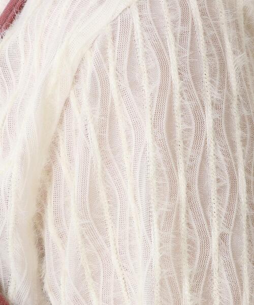 Cutie Blonde(キューティーブロンド)の「◆起毛シアーハイネックプルオーバー(Tシャツ/カットソー・レディース・ピンク系/ホワイト系/ブラック・02/03)」の10枚目の写真