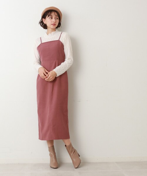 Cutie Blonde(キューティーブロンド)の「◆起毛シアーハイネックプルオーバー(Tシャツ/カットソー・レディース・ピンク系/ホワイト系/ブラック・02/03)」の14枚目の写真