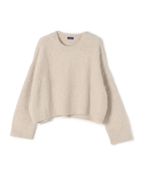 SHIPS（シップス）の「〈手洗い可能〉フォックス クルーネック ニット プルオーバー◆（ニット/セーター・レディース・ダークグレー/イエロー/スカイブルー/ナチュラル・ONE SIZE）」の15枚目の写真