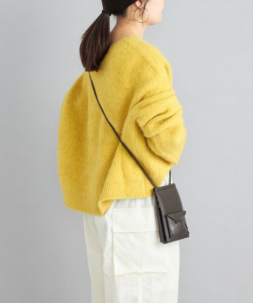 SHIPS（シップス）の「〈手洗い可能〉フォックス クルーネック ニット プルオーバー◆（ニット/セーター・レディース・ダークグレー/イエロー/スカイブルー/ナチュラル・ONE SIZE）」の12枚目の写真