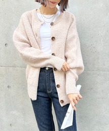 Meli rich | オーバーサイズニットカーディガン(カーディガン/ボレロ)