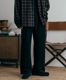 euan. | euan. ウォッシャブル ウール ワイドストレート ニットパンツ(その他パンツ)