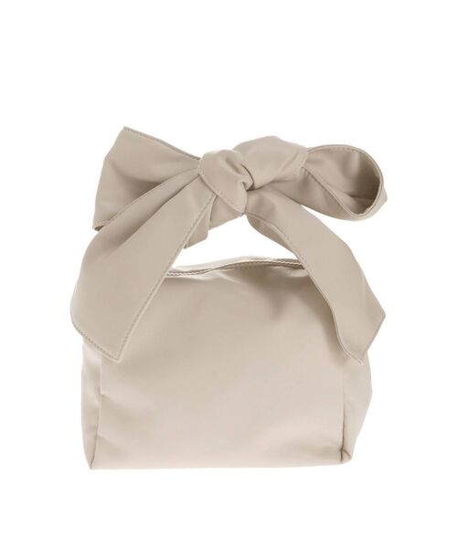 merry jenny（メリージェニー）の「ribbon square shoulder bag（ショルダーバッグ・レディース・アイボリー/ブラック・FREE）」の11枚目の写真