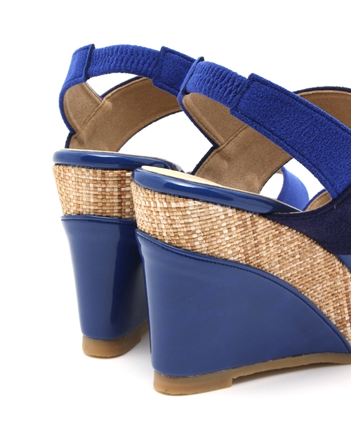 LE TALON(ルタロン)の「◇9cmハイショクダブルベルトウェッジ(サンダル・レディース・ベージュ/ブルー系その他/カーキ/ネイビー・36.5/35.5/37.5)」の10枚目の写真