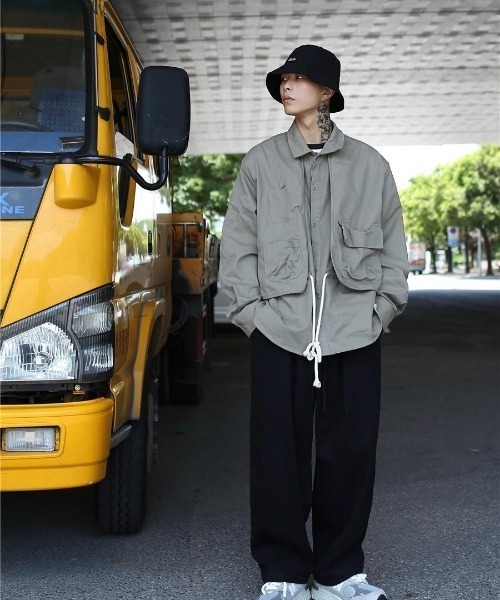 VIBGYOR（ヴィブジョー）の「【バーレスク】スーパールーズチノトラウザー(BQ)（チノパンツ・メンズ・ブラック/カーキ/ベージュ・MEDIUM/LARGE）」の17枚目の写真