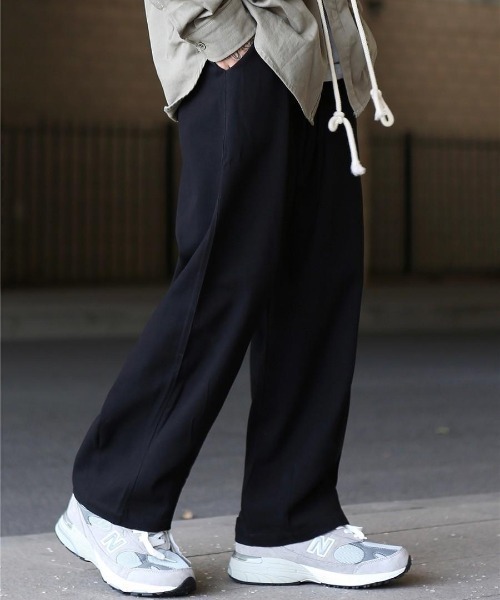 VIBGYOR（ヴィブジョー）の「【バーレスク】スーパールーズチノトラウザー(BQ)（チノパンツ・メンズ・ブラック/カーキ/ベージュ・MEDIUM/LARGE）」の18枚目の写真