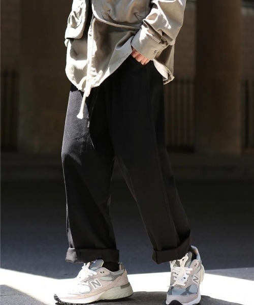 VIBGYOR（ヴィブジョー）の「【バーレスク】スーパールーズチノトラウザー(BQ)（チノパンツ・メンズ・ブラック/カーキ/ベージュ・MEDIUM/LARGE）」の19枚目の写真