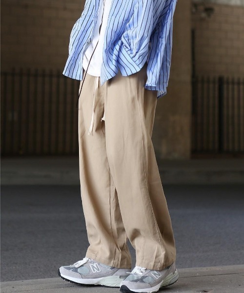 VIBGYOR（ヴィブジョー）の「【バーレスク】スーパールーズチノトラウザー(BQ)（チノパンツ・メンズ・ブラック/カーキ/ベージュ・MEDIUM/LARGE）」の15枚目の写真