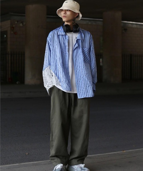 VIBGYOR（ヴィブジョー）の「【バーレスク】スーパールーズチノトラウザー(BQ)（チノパンツ・メンズ・ブラック/カーキ/ベージュ・MEDIUM/LARGE）」の21枚目の写真