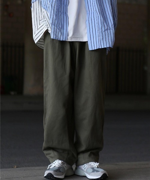 VIBGYOR（ヴィブジョー）の「【バーレスク】スーパールーズチノトラウザー(BQ)（チノパンツ・メンズ・ブラック/カーキ/ベージュ・MEDIUM/LARGE）」の11枚目の写真
