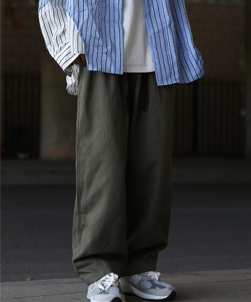 VIBGYOR（ヴィブジョー）の「【バーレスク】スーパールーズチノトラウザー(BQ)（チノパンツ・メンズ・ブラック/カーキ/ベージュ・MEDIUM/LARGE）」の16枚目の写真