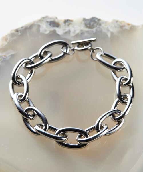 tk.TAKEO KIKUCHI（ティーケータケオキクチ）の「◆ステンレスアソートチェーンブレスレット（ブレスレット・メンズ・シルバー/シルバー系・00）」の3枚目の写真