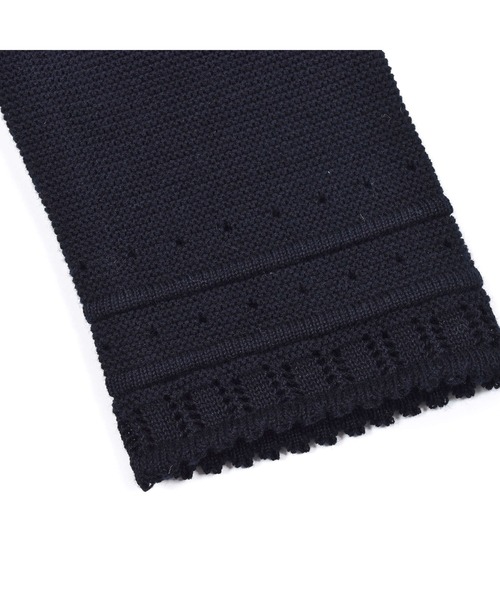BeBe（ベベ）の「BeBe/日本製フォーマルニットカーディガン(110~130cm)（カーディガン/ボレロ・キッズ・ホワイト/ネイビー・110/120/130）」の4枚目の写真