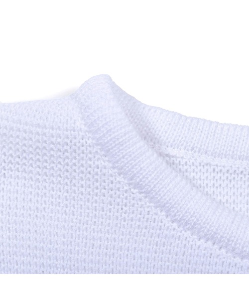 BeBe（ベベ）の「BeBe/日本製フォーマルニットカーディガン(110~130cm)（カーディガン/ボレロ・キッズ・ホワイト/ネイビー・110/120/130）」の12枚目の写真