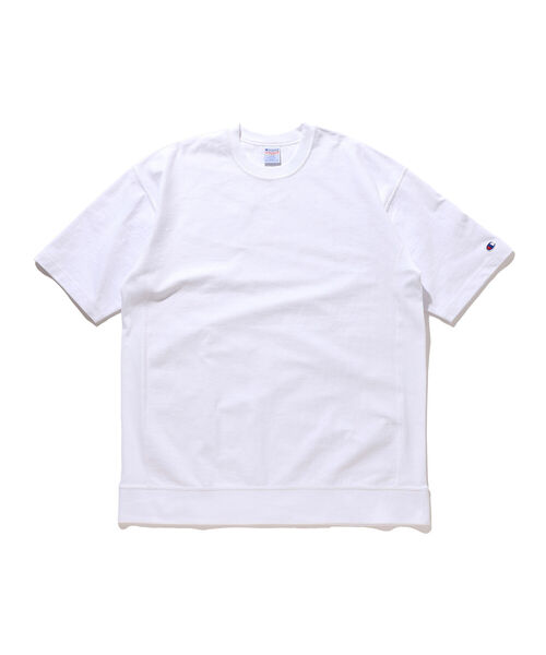 Champion(チャンピオン)の「Champion × BEAMS / 別注 リバースウィーブ(R) ビッグ Tシャツ(Tシャツ/カットソー・メンズ・ホワイト/グレー/ブルー・S/M/L/XL)」の9枚目の写真