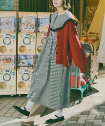 kutir | 【クティールとレトロ】アソートビッグ襟ワンピース(ワンピース)