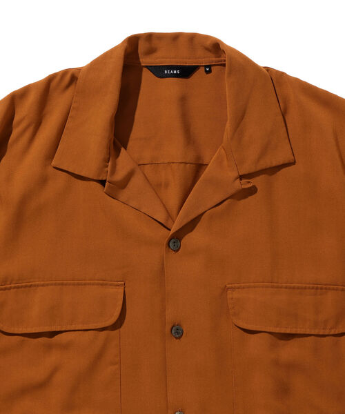 BEAMS（ビームス）の「BEAMS / ルーズ オープンカラーシャツ（シャツ/ブラウス・メンズ・オレンジ/ブラック・L/M/XL/S）」の16枚目の写真