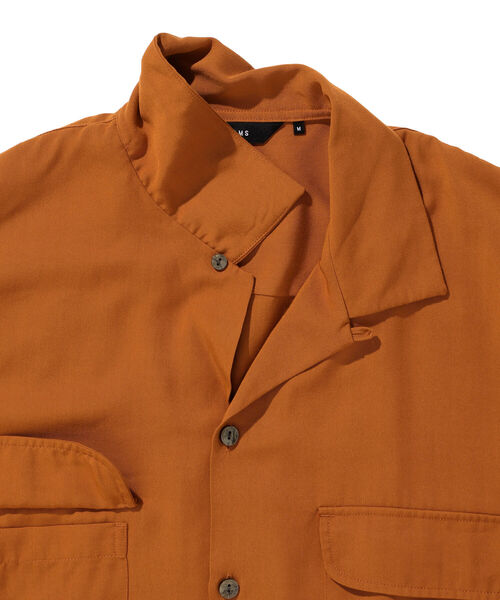 BEAMS（ビームス）の「BEAMS / ルーズ オープンカラーシャツ（シャツ/ブラウス・メンズ・オレンジ/ブラック・L/M/XL/S）」の17枚目の写真