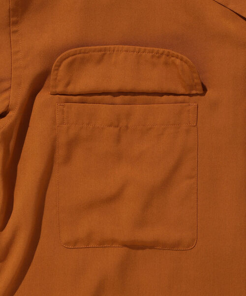 BEAMS（ビームス）の「BEAMS / ルーズ オープンカラーシャツ（シャツ/ブラウス・メンズ・オレンジ/ブラック・L/M/XL/S）」の18枚目の写真