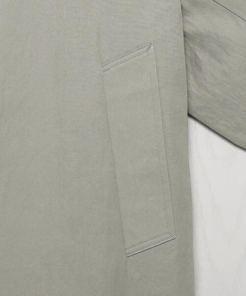 H BEAUTY&YOUTH UNITED ARROWS(エイチビューティーアンドユースユナイテッドアローズ)の「<H>COTTON RAGLAN COAT/コート(ステンカラーコート・レディース・グレー/オフホワイト・S/M)」の8枚目の写真