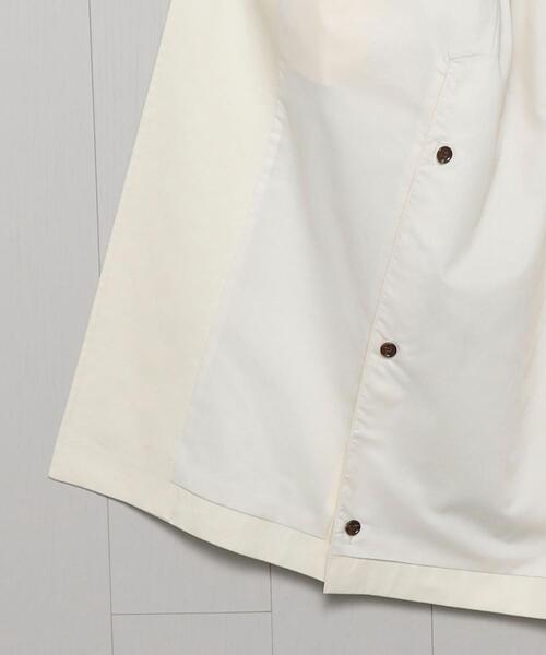H BEAUTY&YOUTH UNITED ARROWS(エイチビューティーアンドユースユナイテッドアローズ)の「<H>COTTON RAGLAN COAT/コート(ステンカラーコート・レディース・グレー/オフホワイト・S/M)」の12枚目の写真