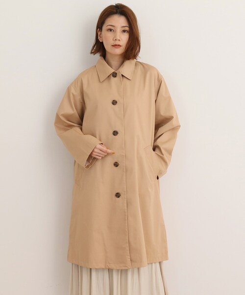 SHOO・LA・RUE（シューラルー）の「◆【着回ししやすい】ステンカラーコート（ステンカラーコート・レディース・ピンク系/ライトベージュ/ブラック・02/03/04）」の17枚目の写真