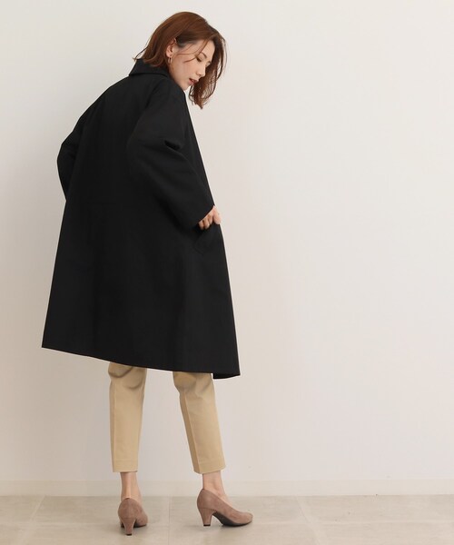 SHOO・LA・RUE（シューラルー）の「◆【着回ししやすい】ステンカラーコート（ステンカラーコート・レディース・ピンク系/ライトベージュ/ブラック・02/03/04）」の22枚目の写真