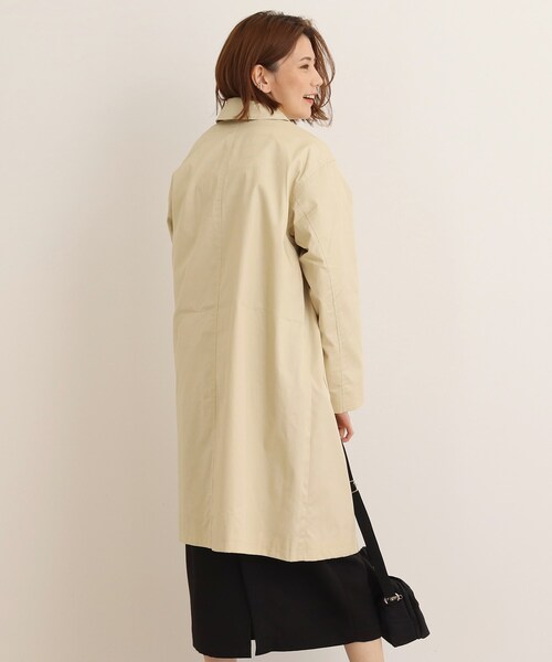 SHOO・LA・RUE（シューラルー）の「◆【着回ししやすい】ステンカラーコート（ステンカラーコート・レディース・ピンク系/ライトベージュ/ブラック・02/03/04）」の5枚目の写真