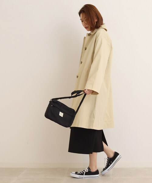 SHOO・LA・RUE（シューラルー）の「◆【着回ししやすい】ステンカラーコート（ステンカラーコート・レディース・ピンク系/ライトベージュ/ブラック・02/03/04）」の19枚目の写真