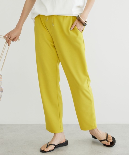 CRAFT STANDARD BOUTIQUE（クラフトスタンダードブティック）の「カラーイージーパンツ（その他パンツ・レディース・ブルー/グリーン/イエロー/ネイビー/ブラック・M/L）」の5枚目の写真