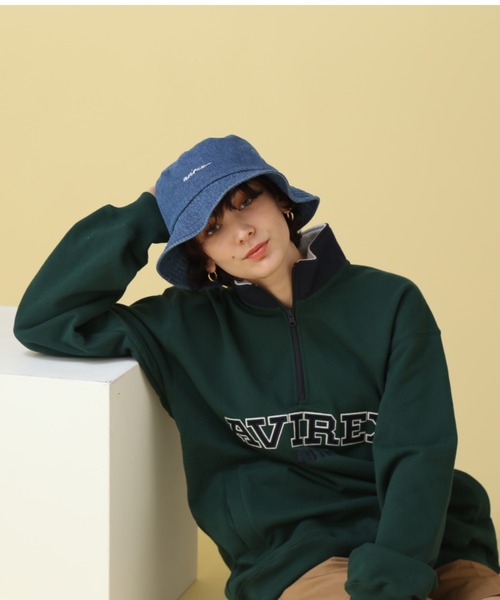 AVIREX（アヴィレックス）の「SCRIBBLING BUCKET HAT/ スクリブリング バケットハット（ハット・レディース・その他6/ホワイト系2・F）」の6枚目の写真