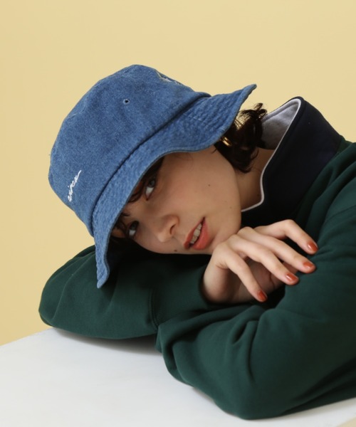 AVIREX（アヴィレックス）の「SCRIBBLING BUCKET HAT/ スクリブリング バケットハット（ハット・レディース・その他6/ホワイト系2・F）」の8枚目の写真