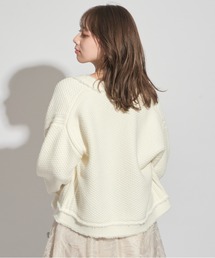 Mystrada（マイストラーダ）の「ツイードニットジャケット（ニット