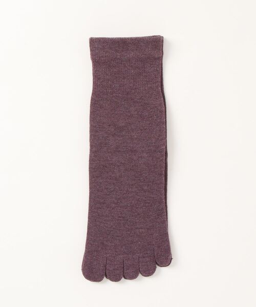 Fun & Daily（ファンアンドデイリー）の「F&D : コットンカラー五本指ソックス（ソックス/靴下・レディース・ピンク/グリーン/ワインレッド/ベージュ/パープル/オレンジ/ブラック/ブルー/グレー・FREE）」の6枚目の写真