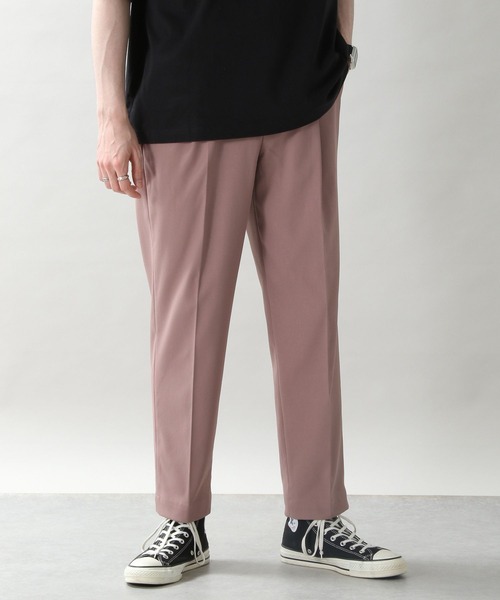 RAGEBLUE（レイジブルー）の「ライトPE/セミワイド/テーパードスラックスパンツ（スラックス・メンズ・パープル系その他/ライトグリーン/ライトグレー/ブラウン/ブラック/オフホワイト/ネイビー・SMALL/MEDIUM/LARGE）」の7枚目の写真