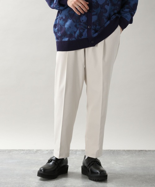 RAGEBLUE（レイジブルー）の「ライトPE/セミワイド/テーパードスラックスパンツ（スラックス・メンズ・パープル系その他/ライトグリーン/ライトグレー/ブラウン/ブラック/オフホワイト/ネイビー・SMALL/MEDIUM/LARGE）」の11枚目の写真