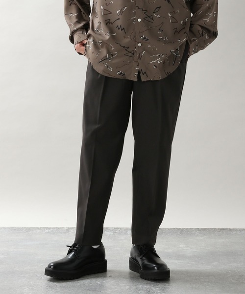 RAGEBLUE（レイジブルー）の「ライトPE/セミワイド/テーパードスラックスパンツ（スラックス・メンズ・パープル系その他/ライトグリーン/ライトグレー/ブラウン/ブラック/オフホワイト/ネイビー・SMALL/MEDIUM/LARGE）」の19枚目の写真