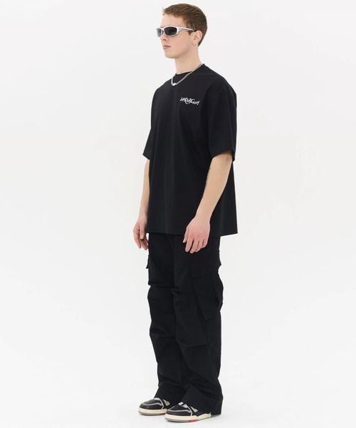 HARSH AND CRUEL(ハーシュアンドクルーエル)の「革タグ付きプリントTシャツ HC23S3TP01【Harsh and Cruel】(Tシャツ/カットソー・メンズ・ホワイト/アイボリー/ブラック・L/M/XL)」の8枚目の写真