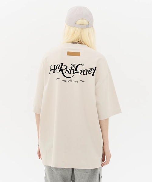 HARSH AND CRUEL(ハーシュアンドクルーエル)の「革タグ付きプリントTシャツ HC23S3TP01【Harsh and Cruel】(Tシャツ/カットソー・メンズ・ホワイト/アイボリー/ブラック・L/M/XL)」の16枚目の写真