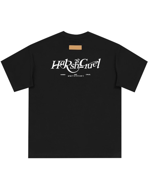HARSH AND CRUEL(ハーシュアンドクルーエル)の「革タグ付きプリントTシャツ HC23S3TP01【Harsh and Cruel】(Tシャツ/カットソー・メンズ・ホワイト/アイボリー/ブラック・L/M/XL)」の15枚目の写真
