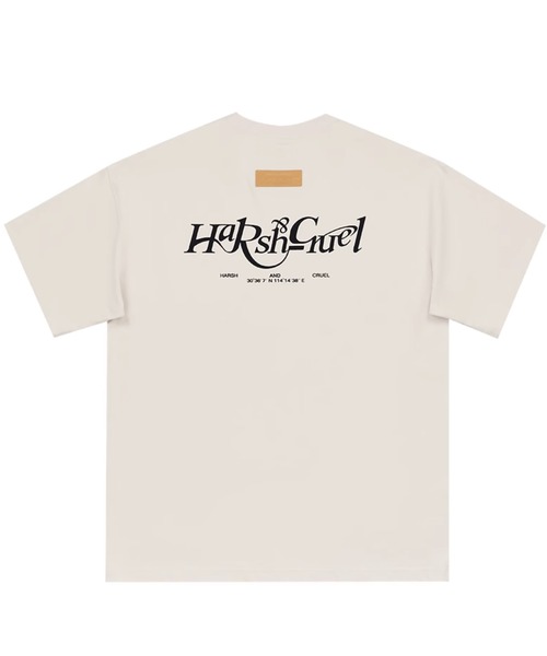 HARSH AND CRUEL(ハーシュアンドクルーエル)の「革タグ付きプリントTシャツ HC23S3TP01【Harsh and Cruel】(Tシャツ/カットソー・メンズ・ホワイト/アイボリー/ブラック・L/M/XL)」の17枚目の写真