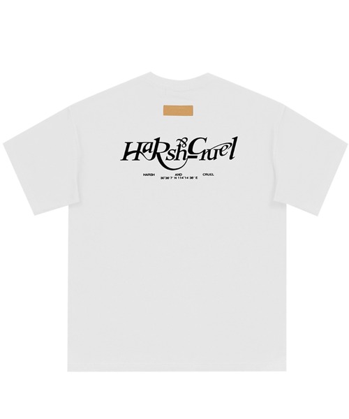 HARSH AND CRUEL(ハーシュアンドクルーエル)の「革タグ付きプリントTシャツ HC23S3TP01【Harsh and Cruel】(Tシャツ/カットソー・メンズ・ホワイト/アイボリー/ブラック・L/M/XL)」の19枚目の写真
