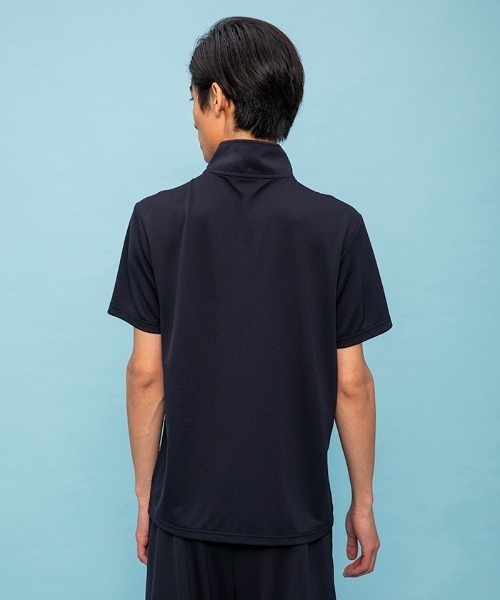 le coq sportif(ルコックスポルティフ)の「エコペットハーフジップシャツ(シャツ/ブラウス・メンズ・ホワイト/ブラック/ネイビー・M/L/XL)」の15枚目の写真