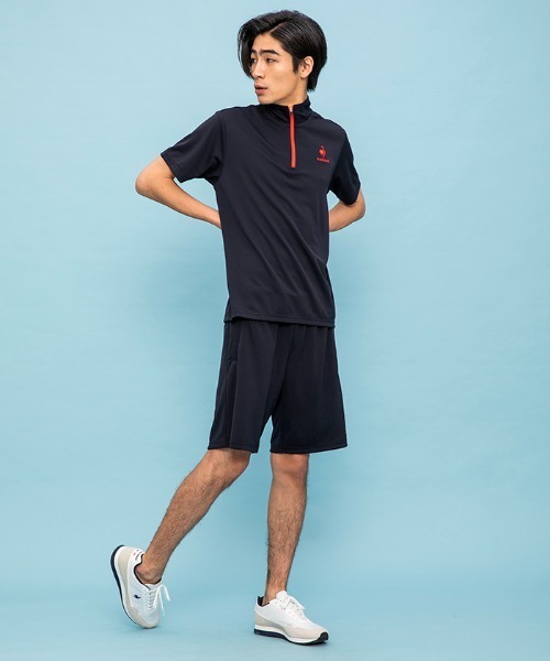 le coq sportif(ルコックスポルティフ)の「エコペットハーフジップシャツ(シャツ/ブラウス・メンズ・ホワイト/ブラック/ネイビー・M/L/XL)」の17枚目の写真