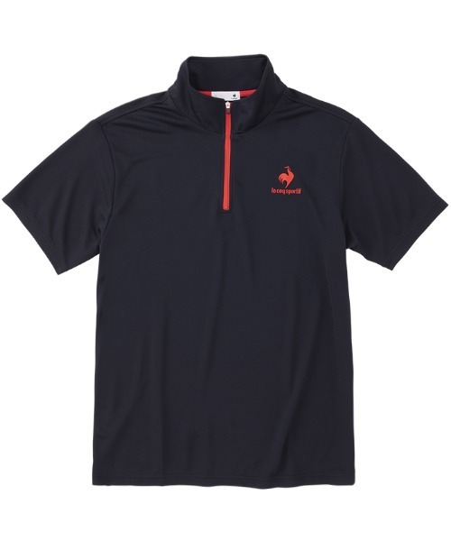 le coq sportif(ルコックスポルティフ)の「エコペットハーフジップシャツ(シャツ/ブラウス・メンズ・ホワイト/ブラック/ネイビー・M/L/XL)」の18枚目の写真