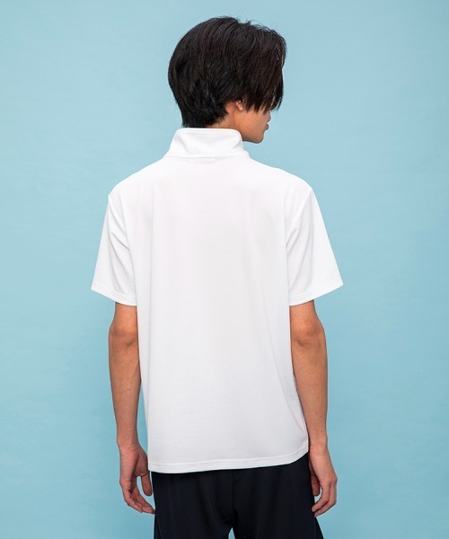 le coq sportif(ルコックスポルティフ)の「エコペットハーフジップシャツ(シャツ/ブラウス・メンズ・ホワイト/ブラック/ネイビー・M/L/XL)」の6枚目の写真