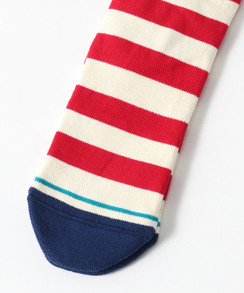 JOURNAL STANDARD relume（ジャーナルスタンダード　レリューム）の「【STANCE/スタンス】 THE FOURTH ST CREW（ソックス/靴下・メンズ・レッド・FREE）」の2枚目の写真