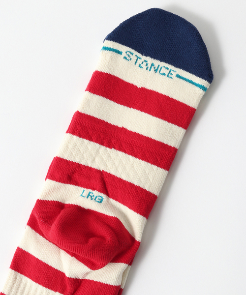 JOURNAL STANDARD relume（ジャーナルスタンダード　レリューム）の「【STANCE/スタンス】 THE FOURTH ST CREW（ソックス/靴下・メンズ・レッド・FREE）」の3枚目の写真